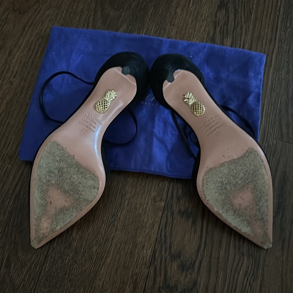 Aquazzura Suede Lace up heel - Picture 7 of 9